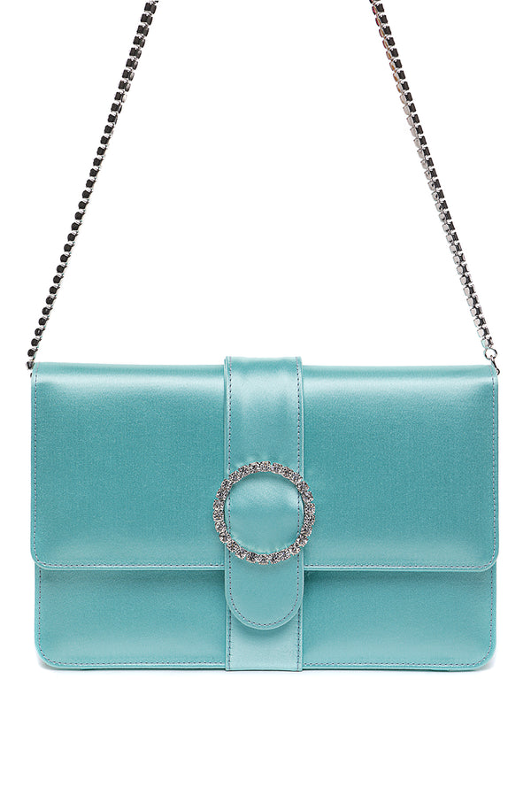 Tiffany Satin Clutch