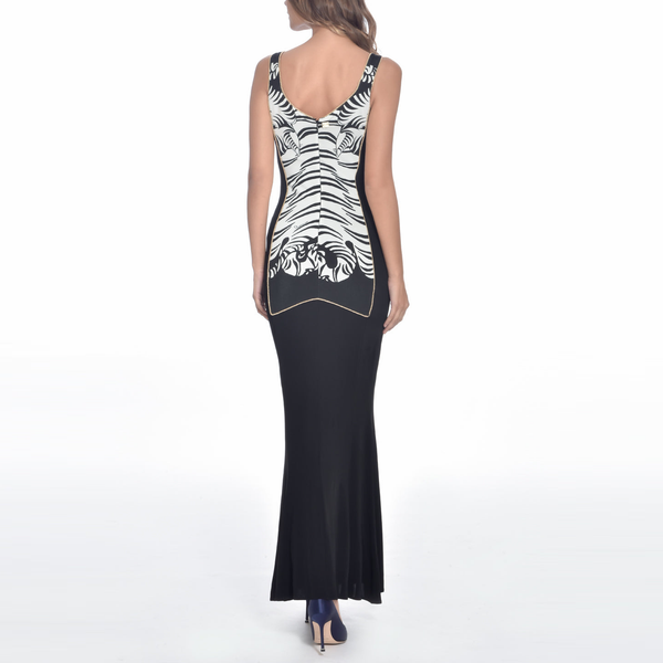 Signature Maxi Printed Dress, CAVALLI CLASS - elilhaam.com