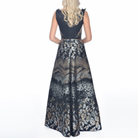 Bronze Butterfly Brocade Gown, DORIAN HO - elilhaam.com