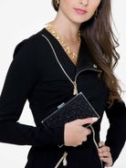 Black Zipper Dress, VERSACE - elilhaam.com