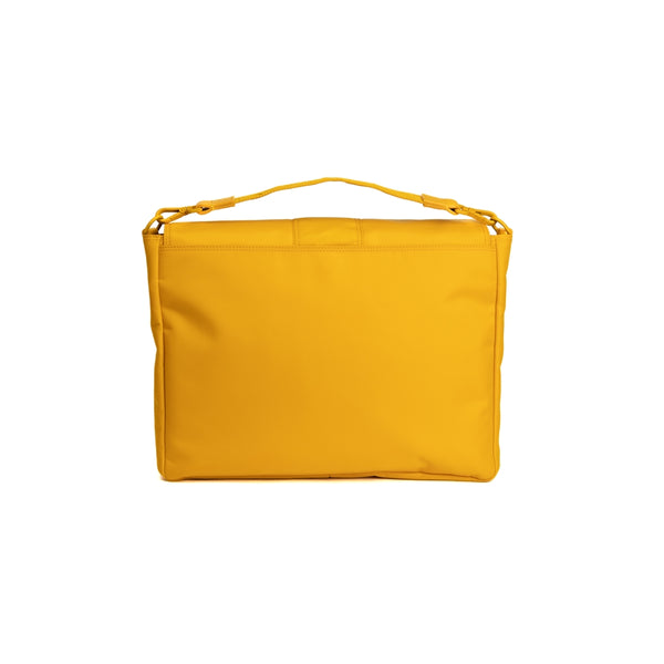 Yellow Large Baguette Messenger Bag