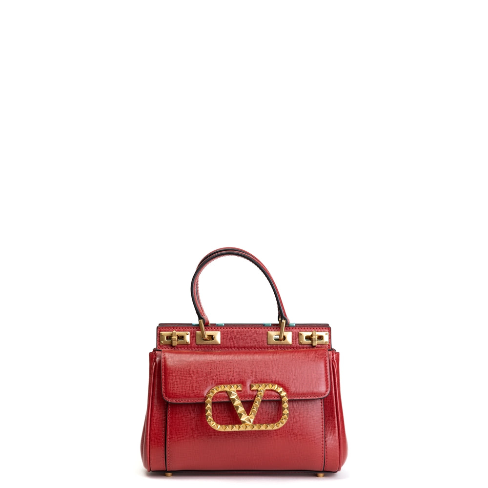حقيبة ألكوف صغيرة حمراء بيد علوية