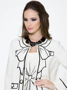 Black Interlocking Heart Necklace, TULESTE - elilhaam.com