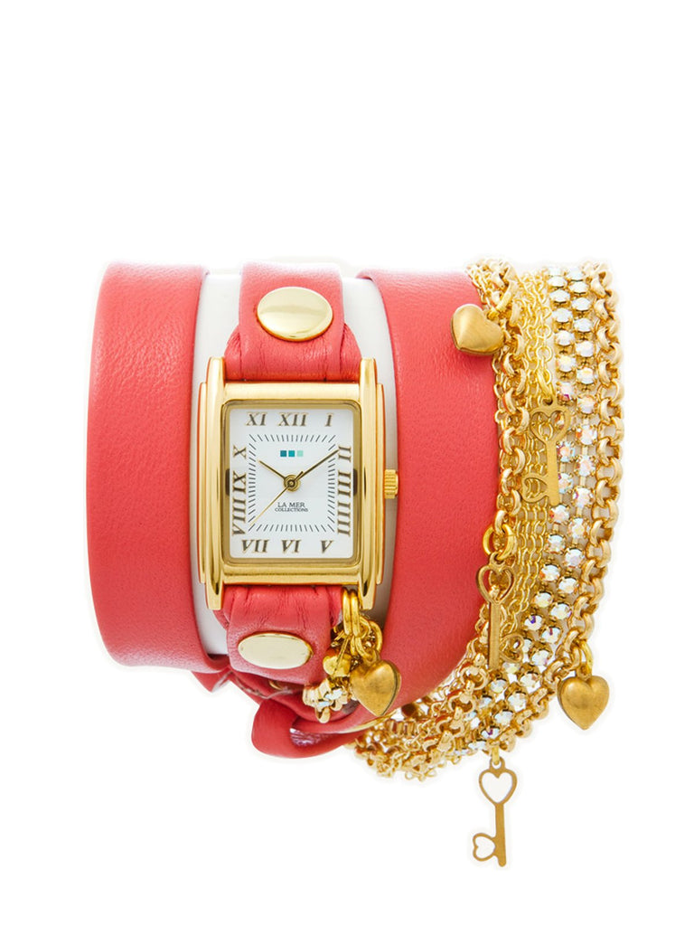 Charm Wraps Tokyo Crystal Watch, LA MER COLLECTIONS - elilhaam.com