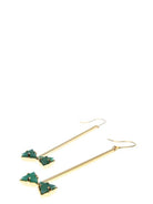 Accessories,Designers - Drop Earrings With Pendant Bowtie