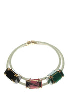 Accessories,Designers - Necklace Of 3 Rock Cubes