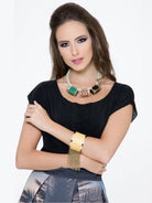 Accessories,Designers - Necklace Of 3 Rock Cubes