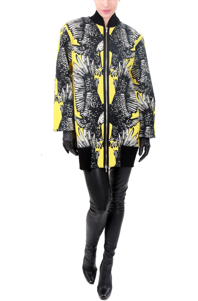 Eagle Printed Overall  Coat, JC DE CASTELBAJAC - elilhaam.com