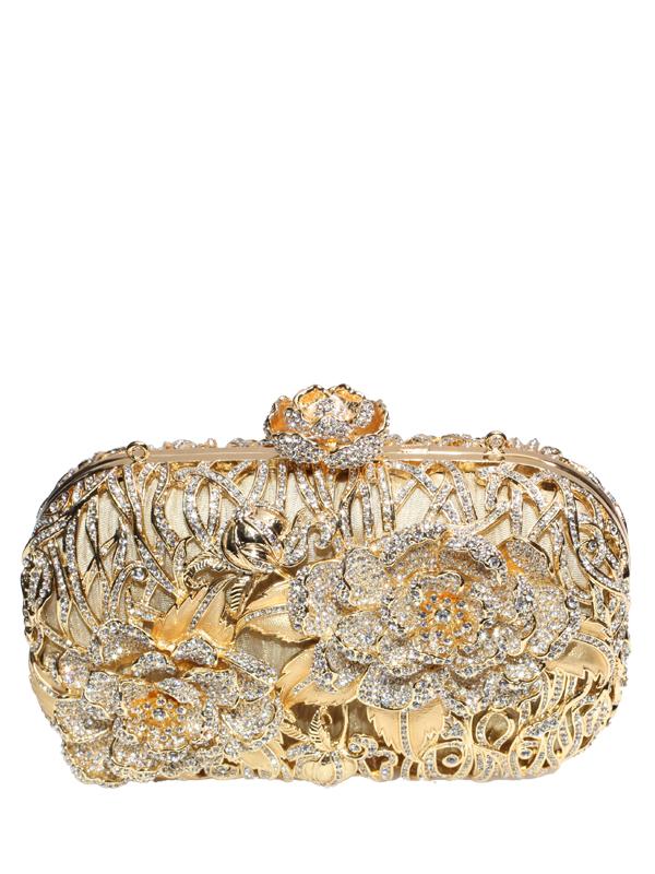 Bags,Designers - Eden Golden Clutch