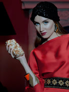Bags,Designers - Geranium Eden Clutch