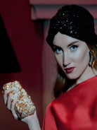 Bags,Designers - Geranium Eden Clutch