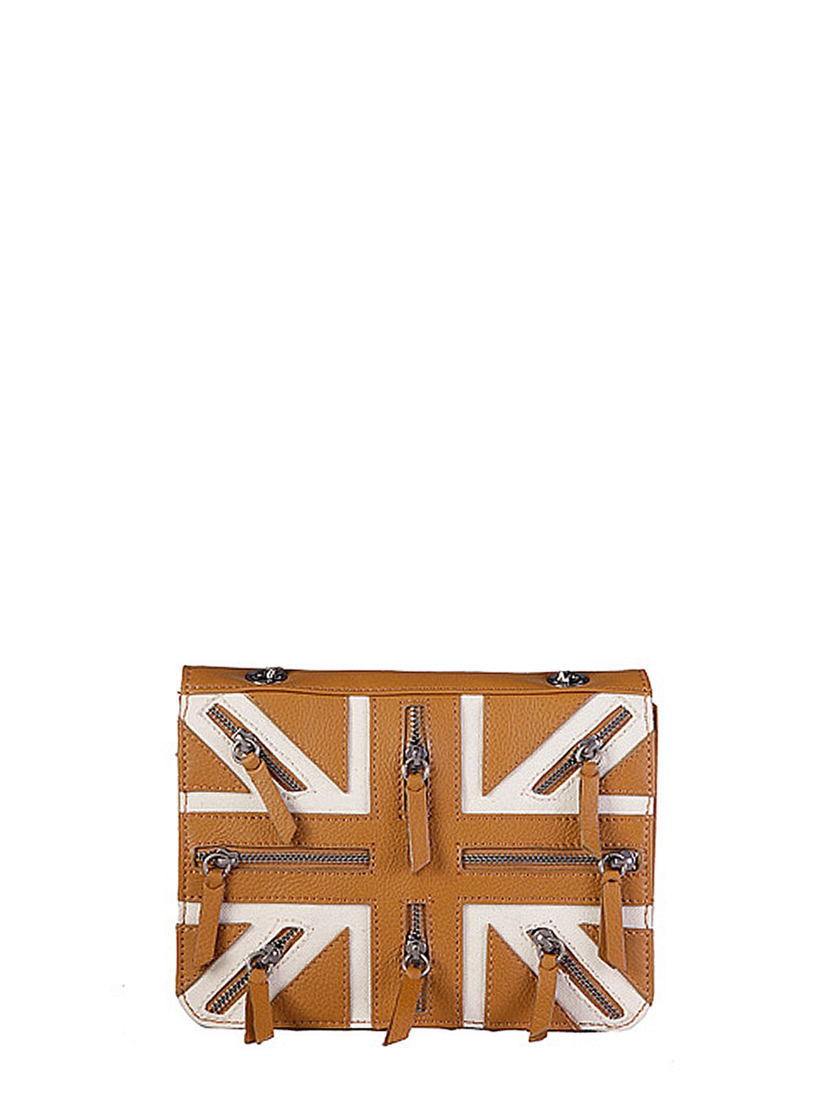 Bags,Designers - Two Toned Shoulder Flag Bag