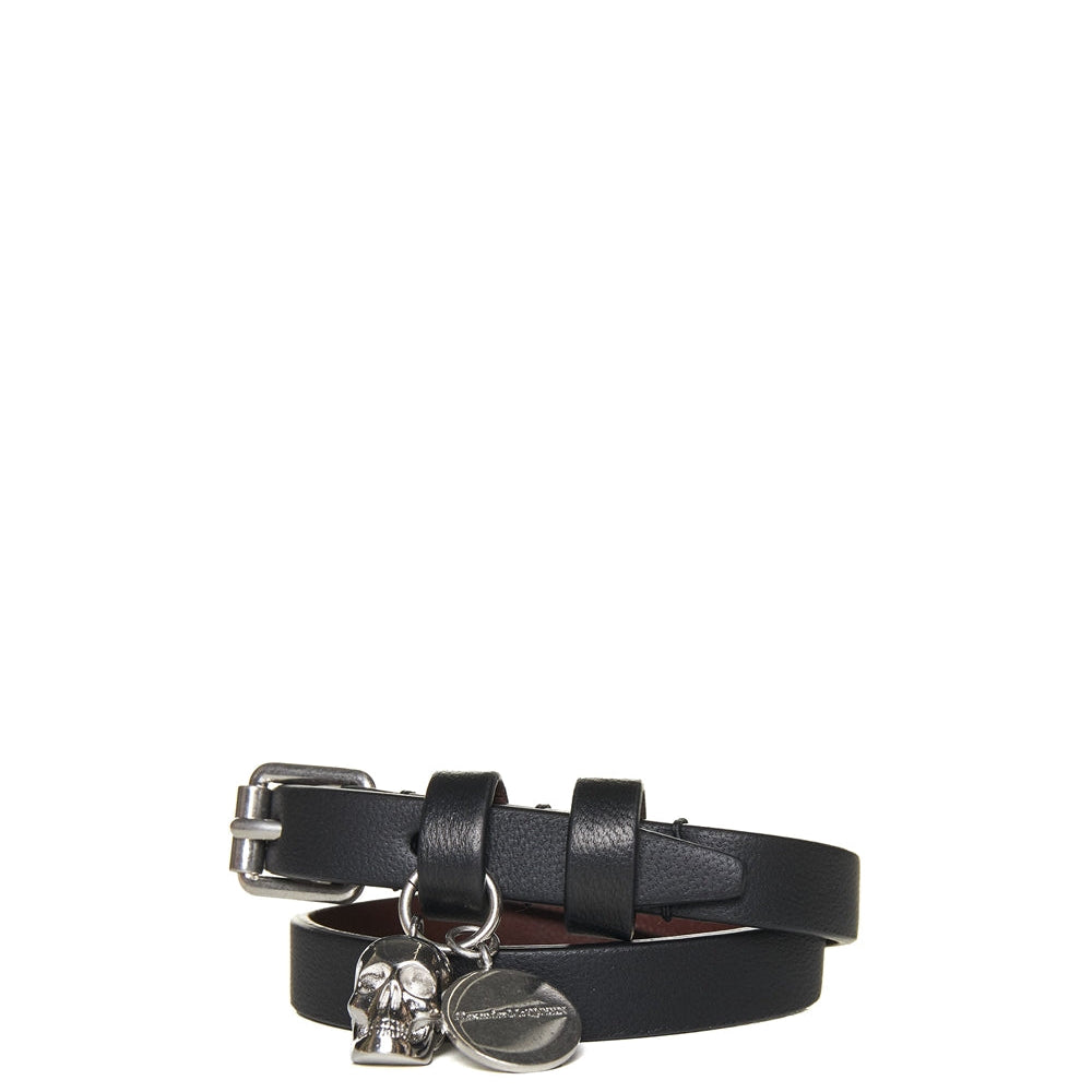 Black Double Wrap Bracelet