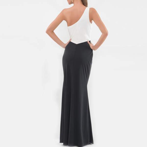 Clothes,Designers - One Shoulder Bow Gown