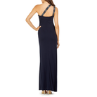 Beaded-Shoulder Jersey Gown, DAVID MEISTER - elilhaam.com