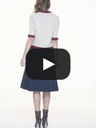 Cheetah Paneled Midi Skirt, ROBERTA SCARPA - elilhaam.com