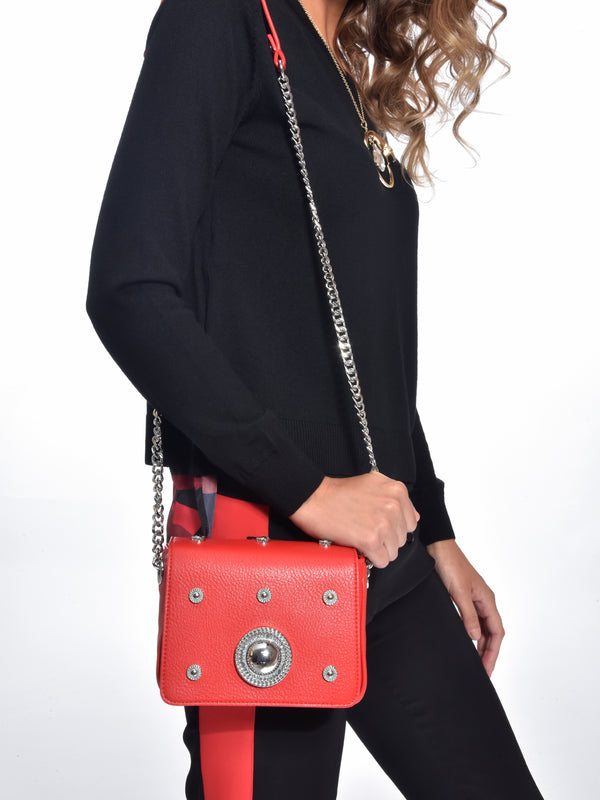 Red Shoulder Bag, VERSACE JEANS - elilhaam.com